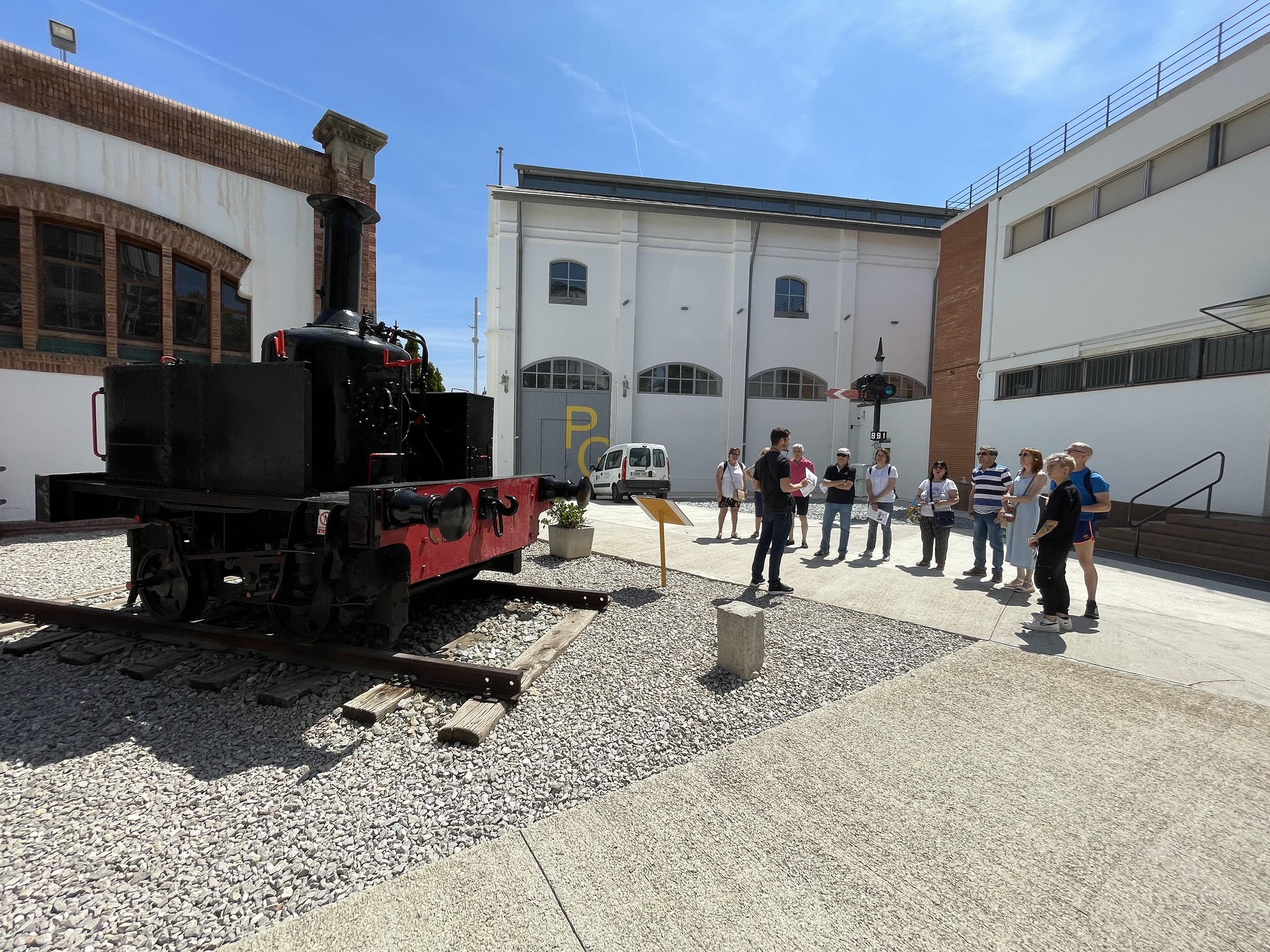 visita museu del ferrocaril vilanova i la geltrú