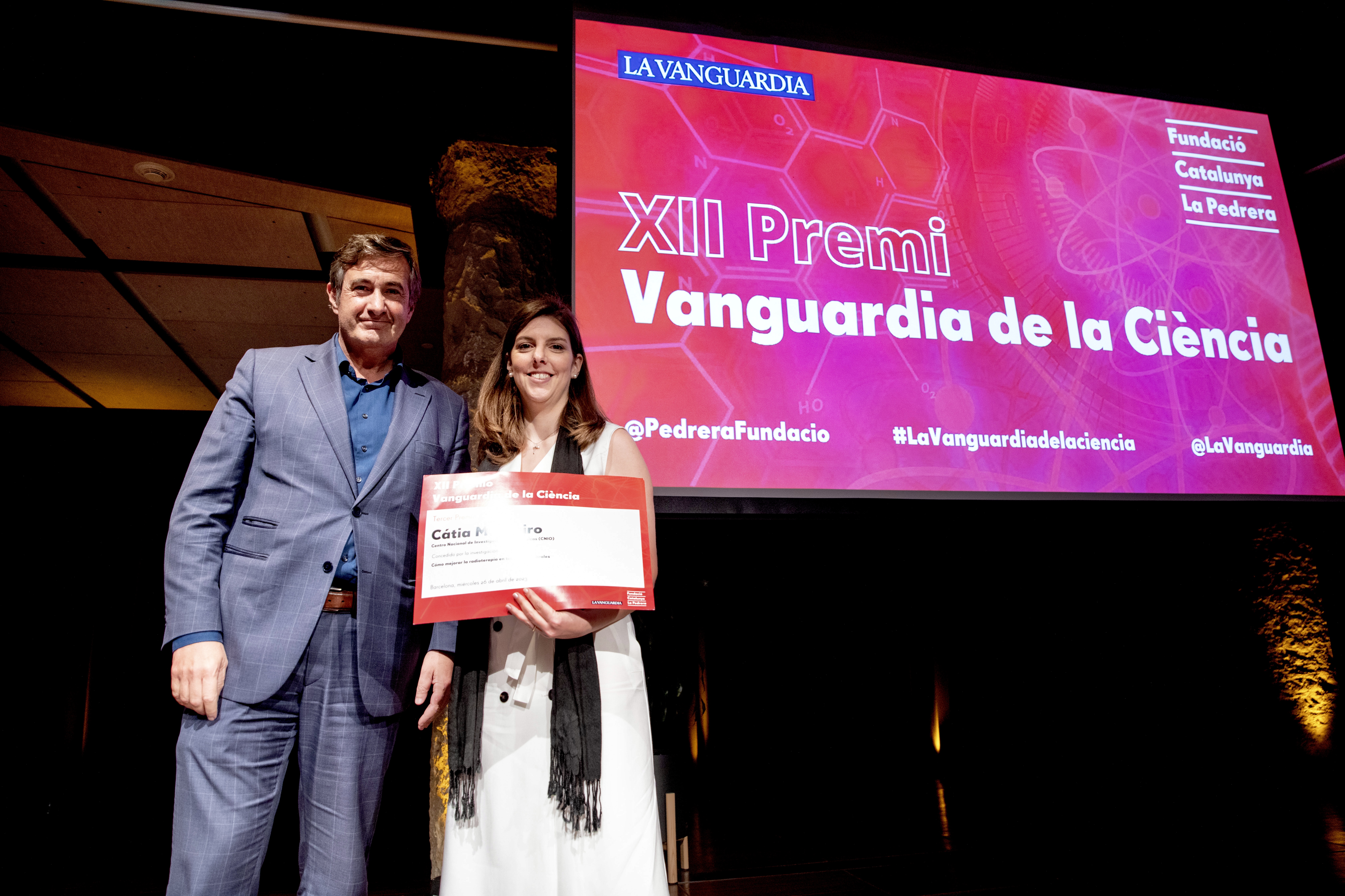 Foto premi Vanguardia de la Ciència. Alex Garcia