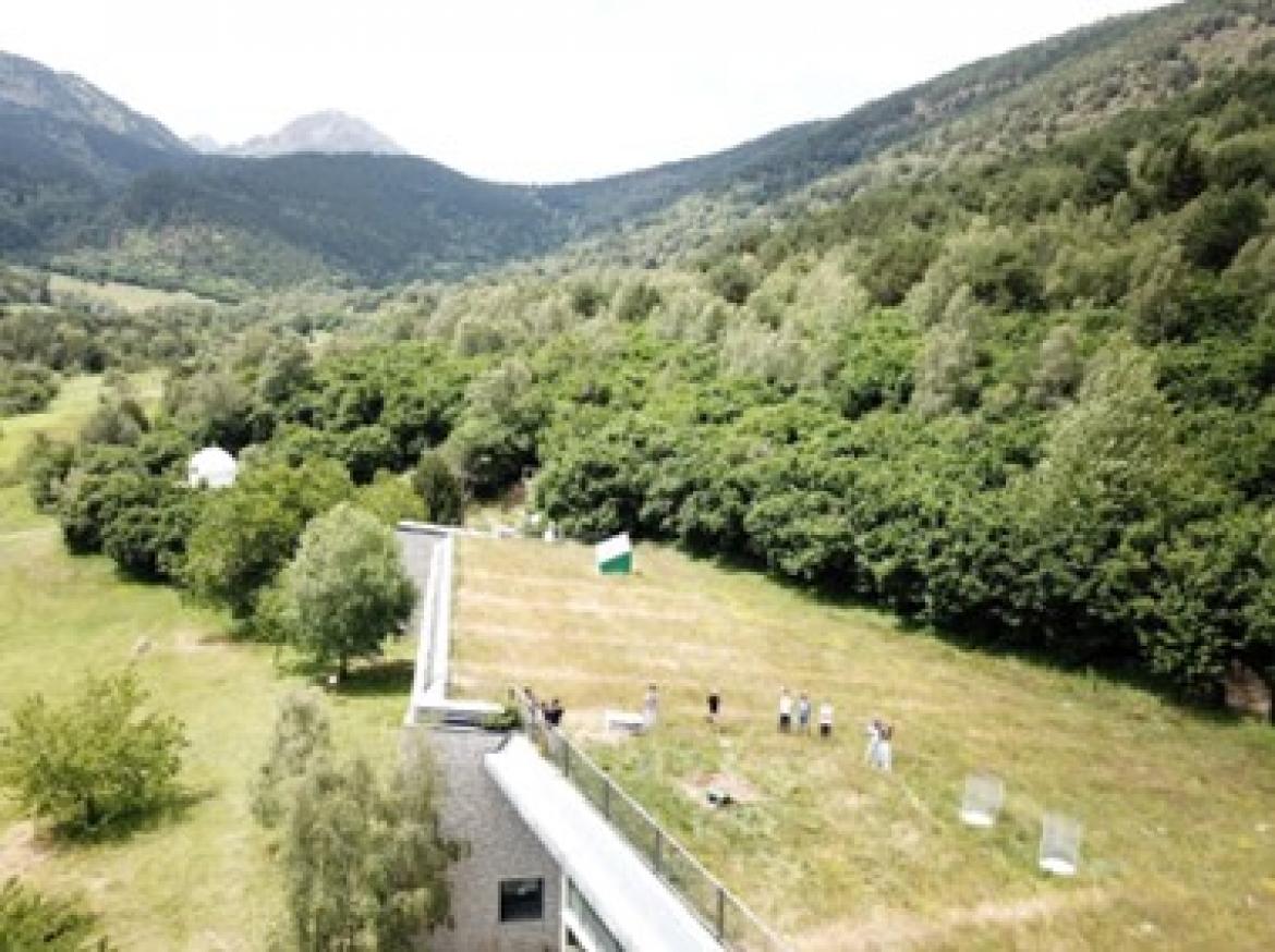 Foto del dron a sobre de MónNatura Pirineus