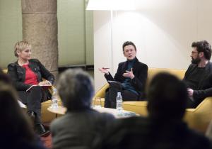 Glòria Serra, Begoña Román and Marc Amorós