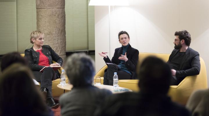 Glòria Serra, Begoña Román and Marc Amorós