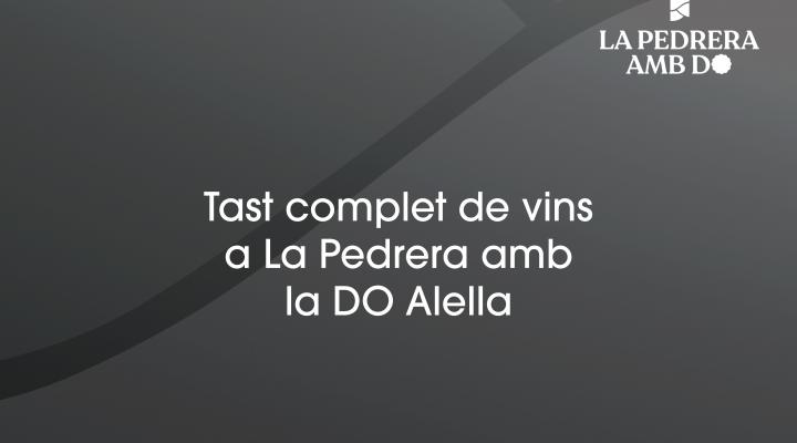 Tast complet de vins amb la DO Alella