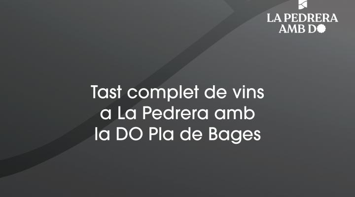 Tast complet de vins amb la DO Pla de Bages 