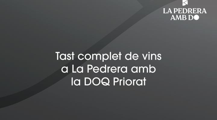 Tast complet de vins amb la DOQ Priorat