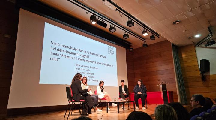 Imagen de la Jornada “Nuevos conocimientos, nuevos retos. Como proyectar las últimas novedades sobre el deterioro cognitivo en la intervención precoz”