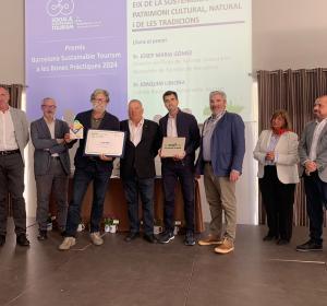 Ferran González, gerent de Món Sant Benet i Josep Maria Fabra, Responsable del programa de sostenibilitat energètica de la Fundació Catalunya La Pedrera